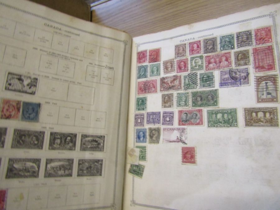 2 stamp albums, around the world, mixture of full and empty pages - Image 8 of 10