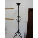 Wrought iron candle stand