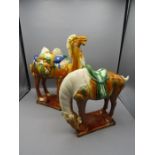 Repro Chinese Tang horse and camel
