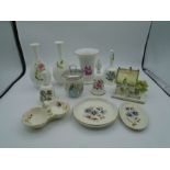 Collectors lot of china to include Wedgwood, Coalport, Royal Crown Derby, Zsolnay, Hochst etc