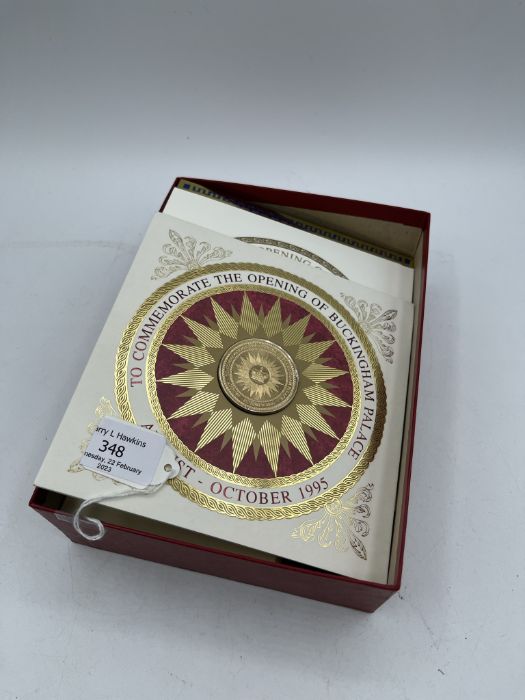 A box of coin collection to include: 1996 uncirculated coin collection; 3 medallions to - Image 2 of 7