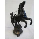 Victorian style Marley horse statue 45cmH