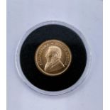 2018 Krugerrand 1/4oz gold, in case