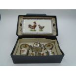 A Gemma Schmidt & Co 1940's/50's miniature china tea set in original box.