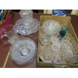 A large quantity of quality glass and crystal