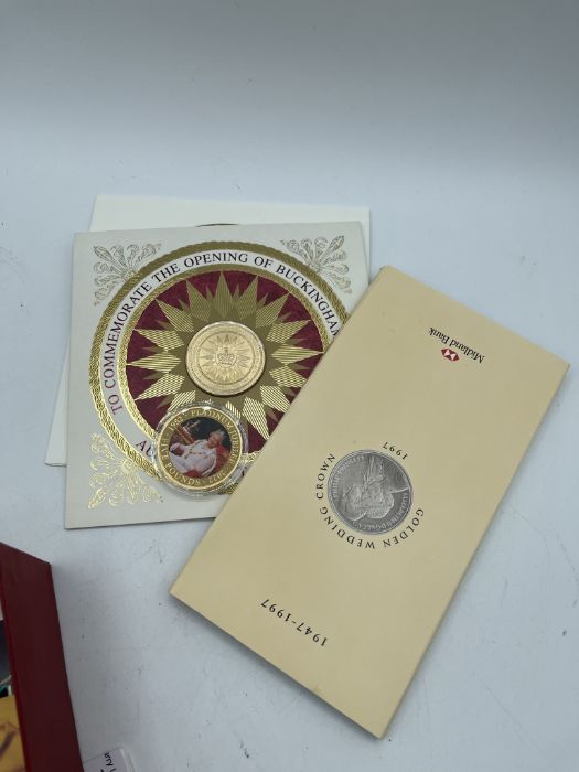 A box of coin collection to include: 1996 uncirculated coin collection; 3 medallions to - Image 7 of 7