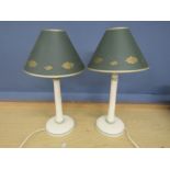 Pair of Laura Ashley table lamps