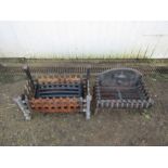 2 Cast iron fire grates