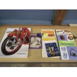 The art of Motorcycles, Collectors books and a 1947 copy 'Man of the world'