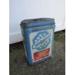 Vintage Carburol oil can with contents