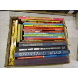 Box of vintage children's annuals and other books