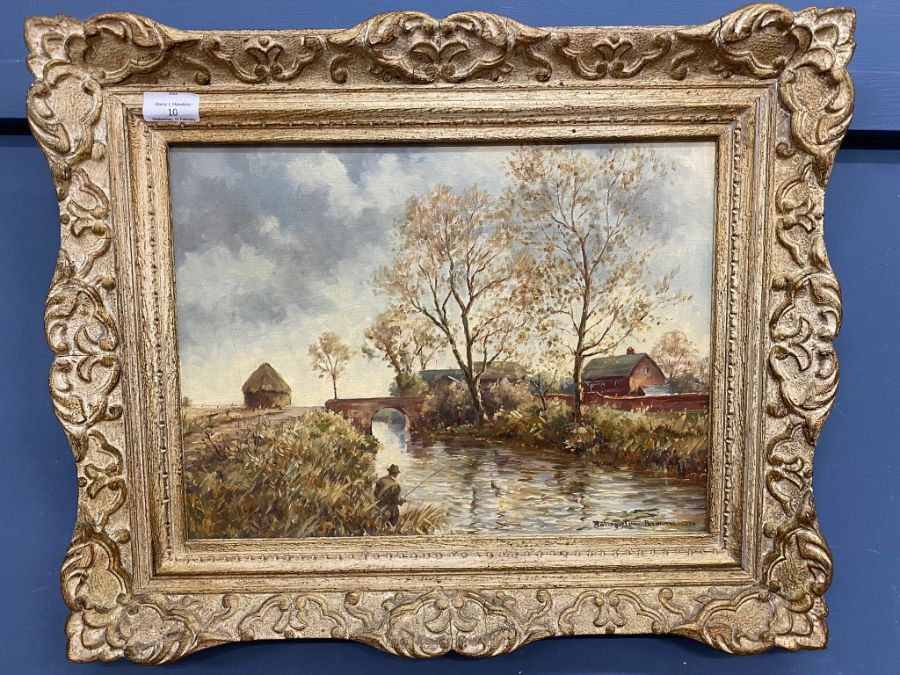 WILLIAM ELLIS BARRINGTON BROWN (1908-1985) signed and  dated 1959 lower right oil on board of