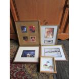 After Mark Silversmith print and other framed Native American pictures etc