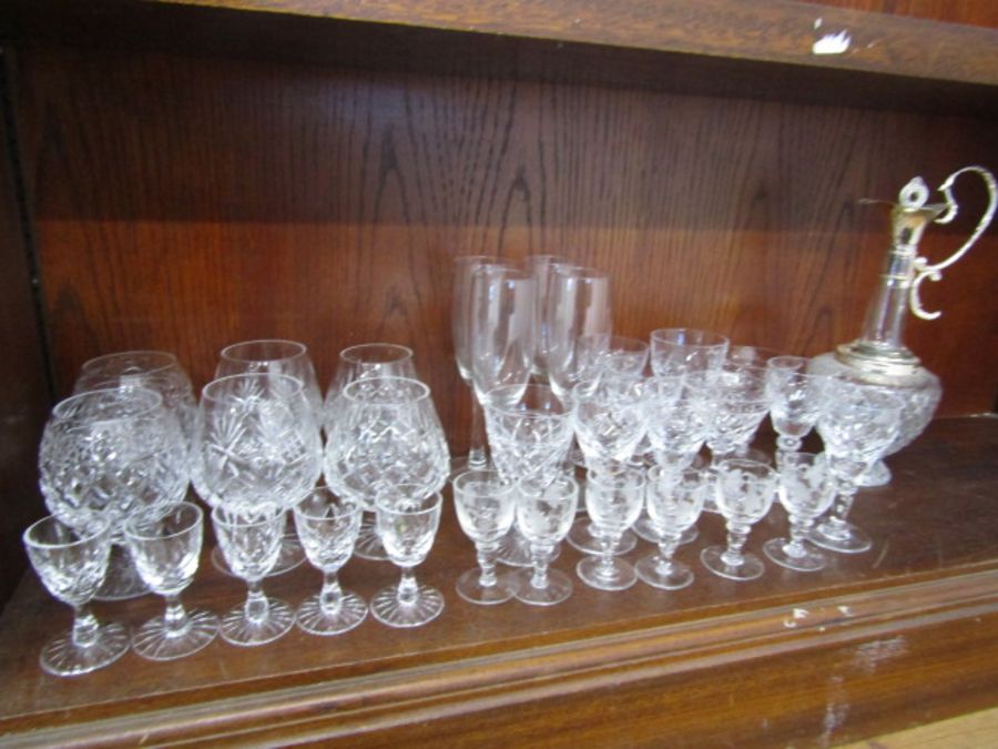 A quantity of quality glass ware inc Stuart crystal