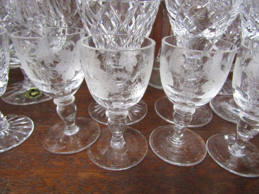 A quantity of quality glass ware inc Stuart crystal - Image 5 of 7