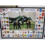 Battle of Britain Der Luftwaffe Insignia badges print 91x65cm