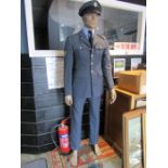 A mannequin in RAF uniform