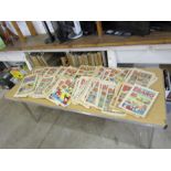 Large amount of 1980's Beano comics