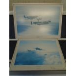 2 Robert Taylor prints being 'Memorial Flight' the Spitfire, Hurricane and Lancaster of the RAF