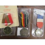 Soviet Union medal, France society medal and Pakistan medal