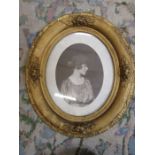 A signed (Kettering?) portrait of a lady in gilt frame