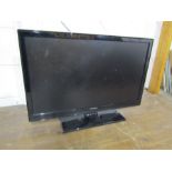 Hitachi 21" LCD TV/DVD player from a house clearance with no remote