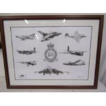 Tomas Clive Watkins Marham Royal Air Force station   limited edition print 26/250 52x40cm