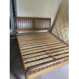 A super king size sleigh bed