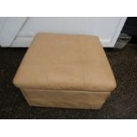 Folding footstool sofabed H46cm W80cm D80cm approx