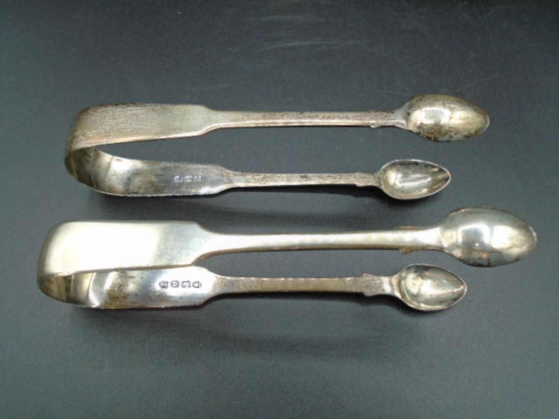 Six George IV Silver hallmarked sppons (1817 by Samuel Goobehere & Edward Wigan) in a case not - Image 4 of 5