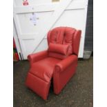 Duresta leather electric recliner