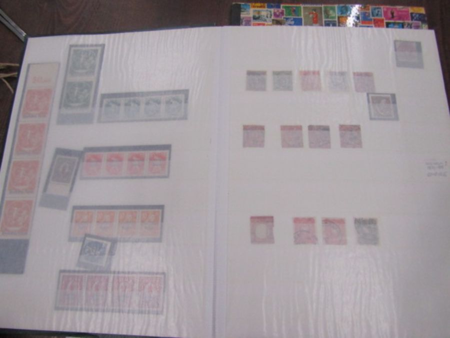 9 German stamp albums, Empire states WW2 occupation to modern, many mint on cards and hanger - Image 20 of 23