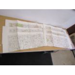 6 War edition 1940 Ordnance survey maps and 3 unframed prints