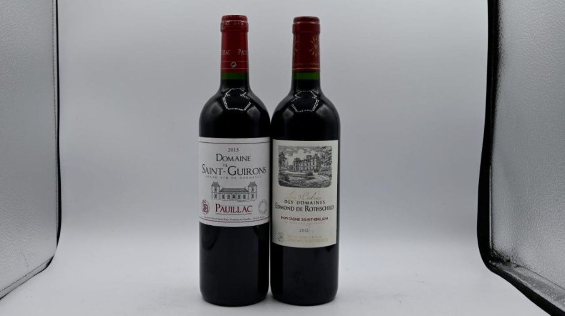 Two bottles of red wine to include 2013 des domaines Edmond de Rothschild Montagne Saint-Emilion - Image 2 of 3