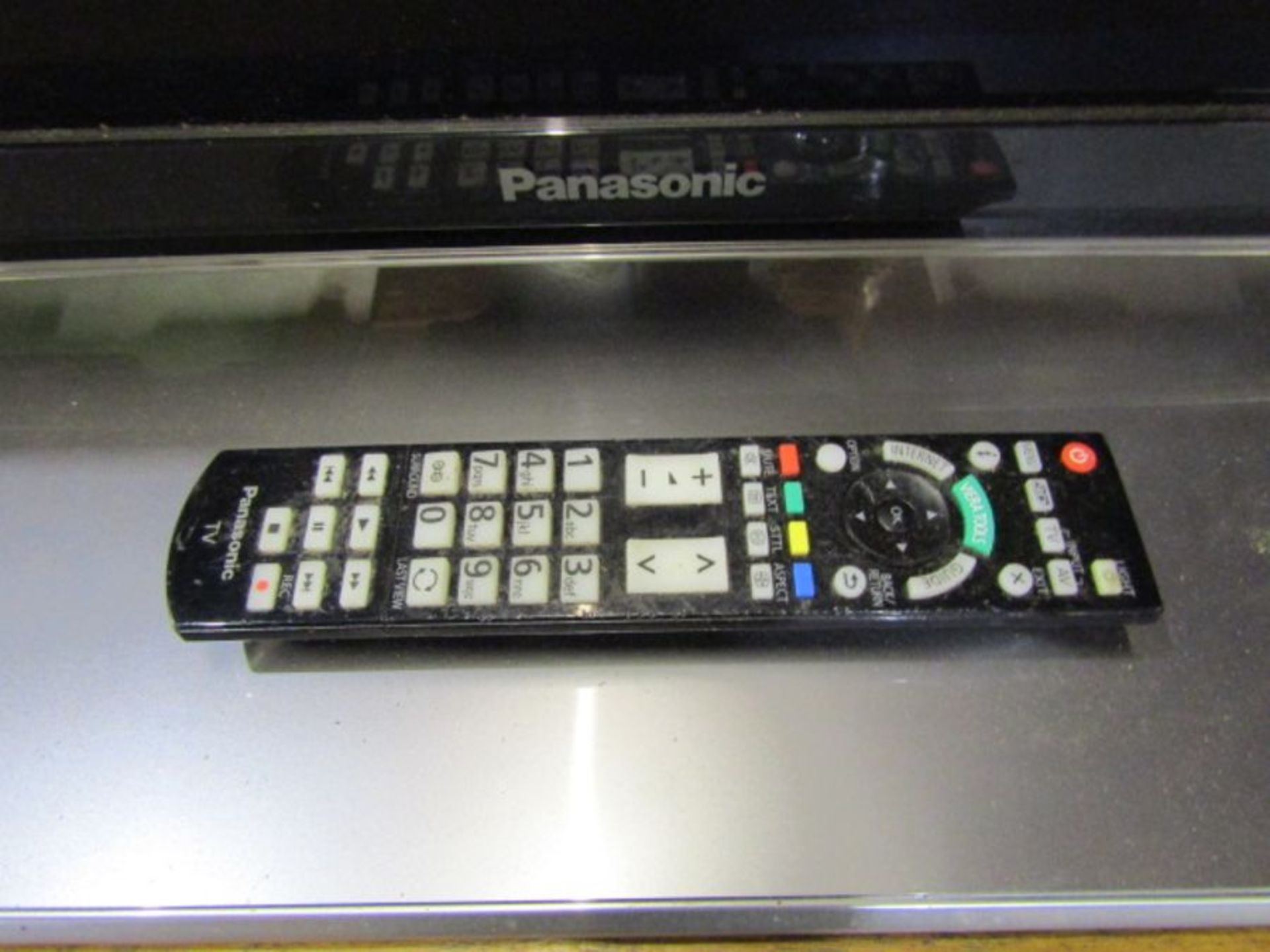 Panasonic Viera 65" LCD TV with remote from a house clearance - Image 2 of 3