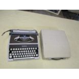 Imperial typewriter in case