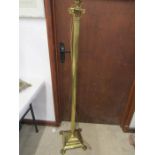 A Brass standard lamp base
