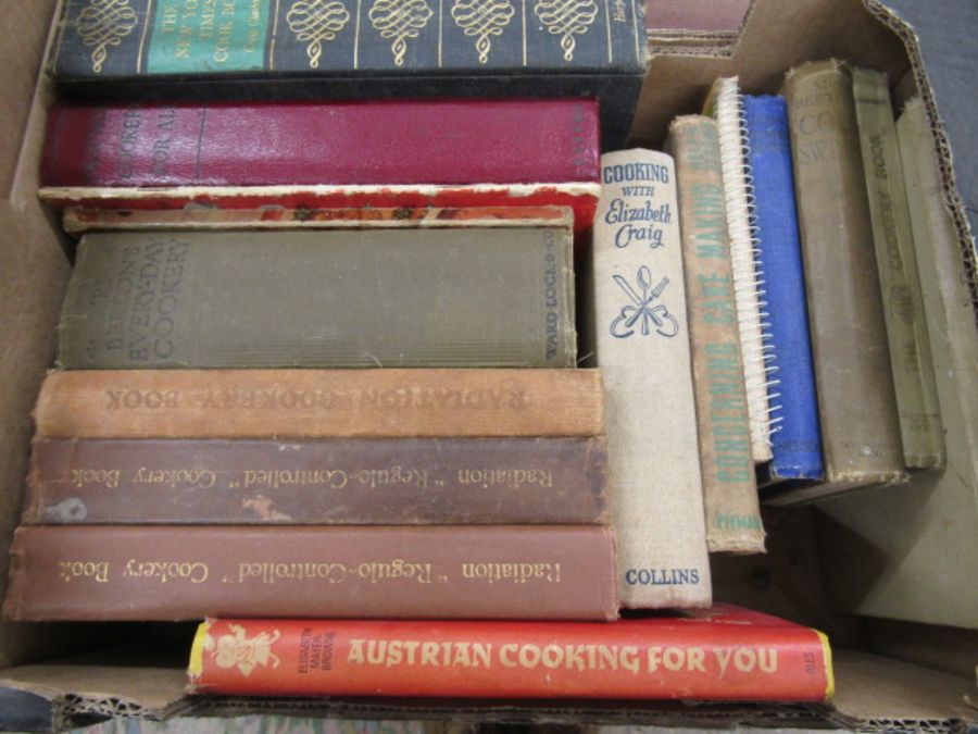 16 vintage cookery books dating from 1905
