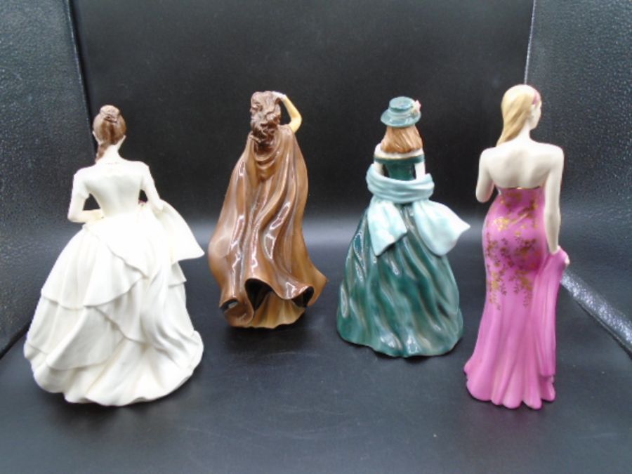 4 Limited Edition Royal Worcester lady figurines to incl Sabrina Knightsbridge Special edition ?6/ - Image 2 of 13