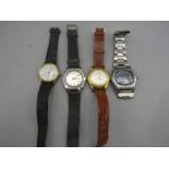 4 watches -Oris, Saxon, Ingersol, and one other