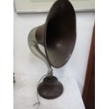 Vintage radio horn speaker