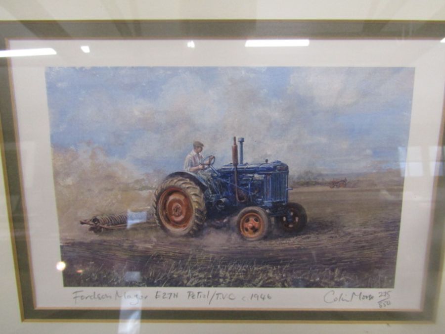 Colin Morse limited edition tractor prints Fordson Super Dexta 289/850 and Fordson Major 275/850 - Image 2 of 5