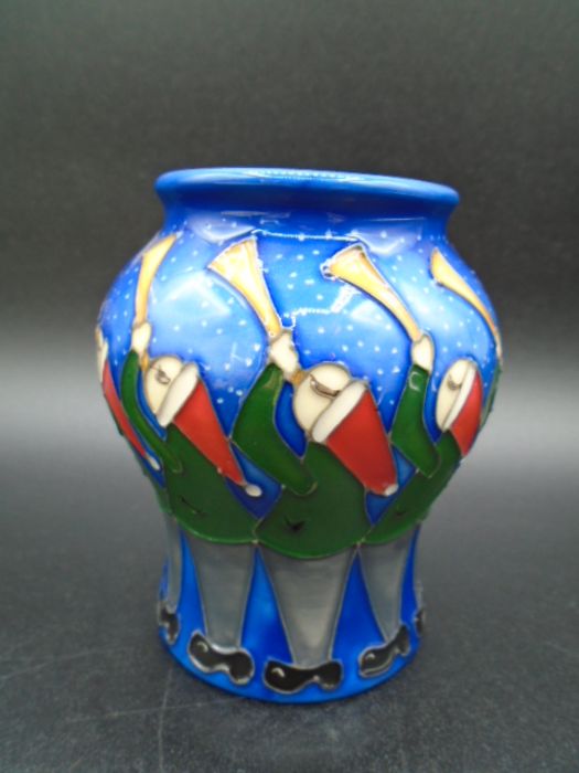 Moorcroft Eleven Pipers Piping design by Kerry Goodwin as part of the Twelve Days of Christmas - Image 2 of 3
