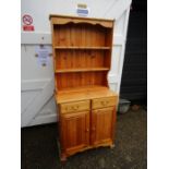 Pine dresser H180cm W83cm D47cm approx