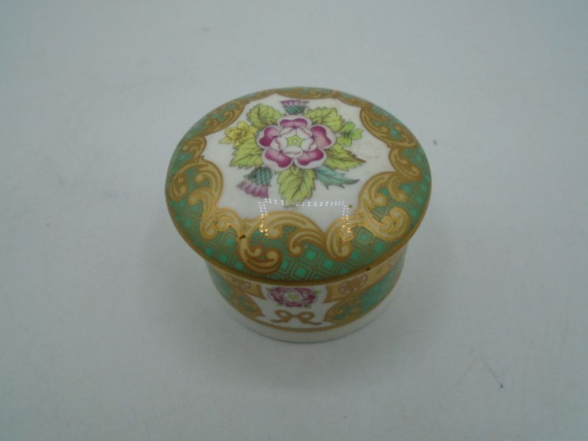 5 Various trinket boxes and trays to include Aynsley Cottage Garden, Royal Albert Old Country Roses, - Image 4 of 5