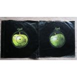 Beatles Get Back & Hey Jude Original UK Apple 45's