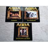 Abba Lot of 3 Rare picture sleeve singles