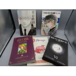 Anime/Manga books- Sui Ishida- Tokyo Ghoul 1 and 13, Ohda-Death Note black edition, The Legend of
