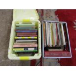 2 Boxes of vintage children's books and music books