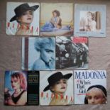 Madonna lot of 8 uk 7" vinyl singles